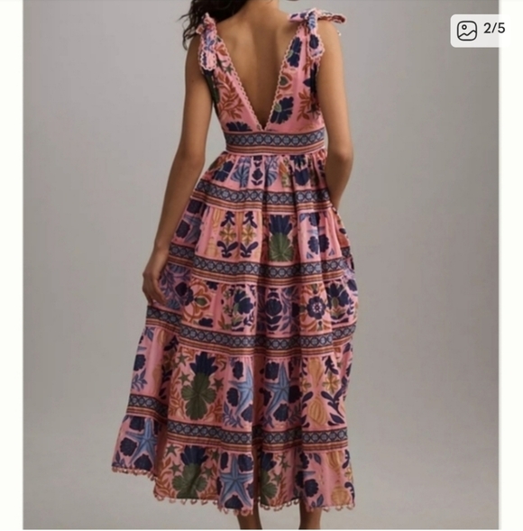 Farm Rio Seashell Mididress - Picture 2 of 5